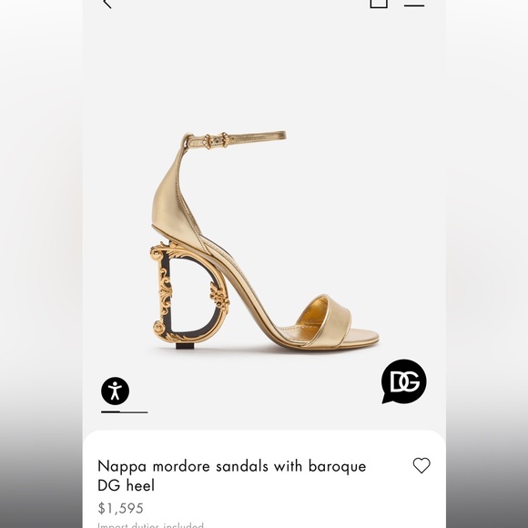 Dolce and Gabbana Nappa Mordore Sandals - Picture 2 of 2